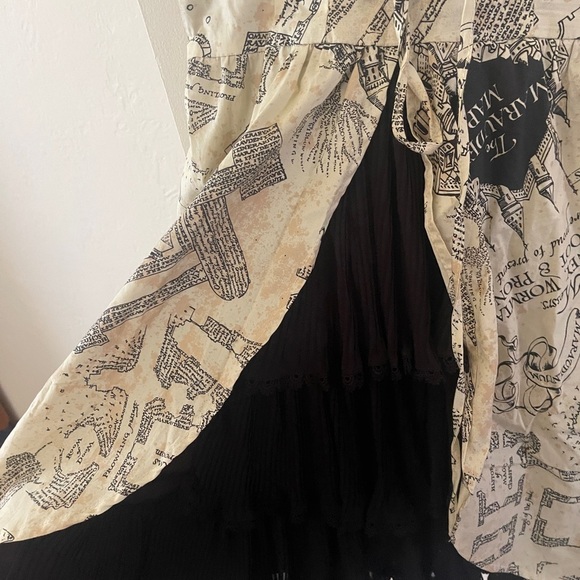 Hot Topic Dresses Harry Potter Marauders Map Dress size XS - Picture 5 of 10